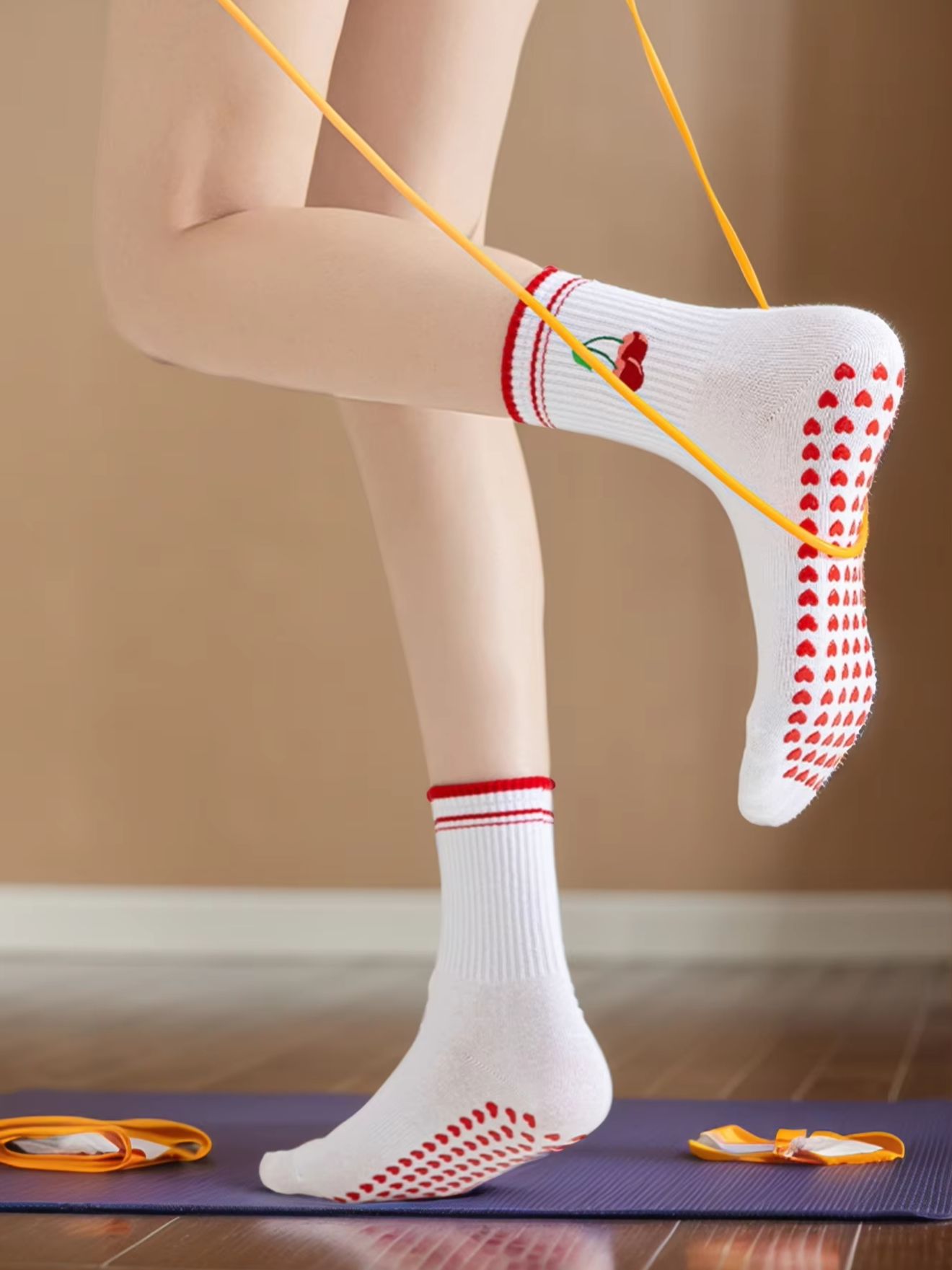 Pilates & Yoga Vida - 1 пара профессиональных носков для йоги,